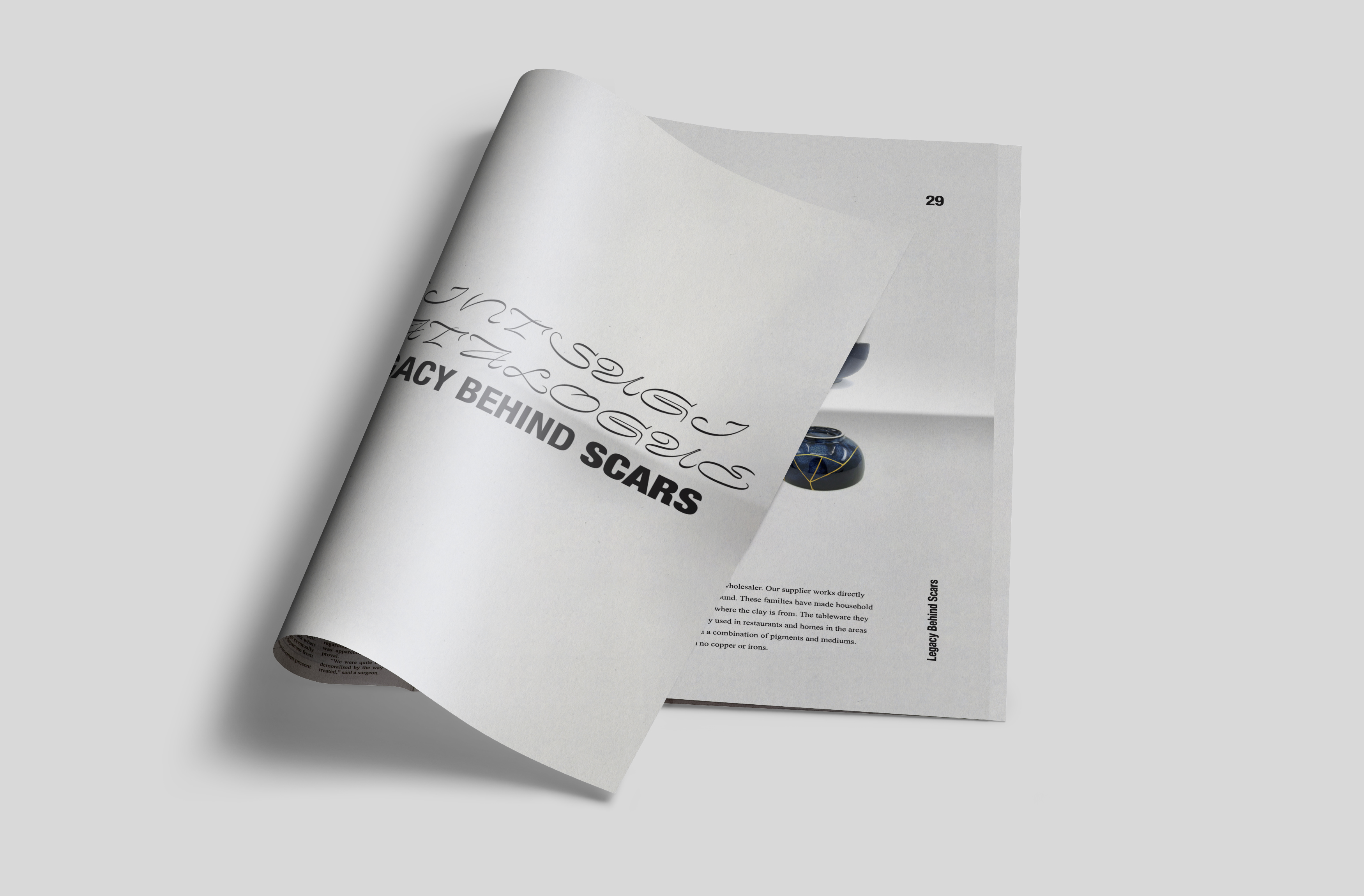 Editorial Design - Kintsugi Catalogue