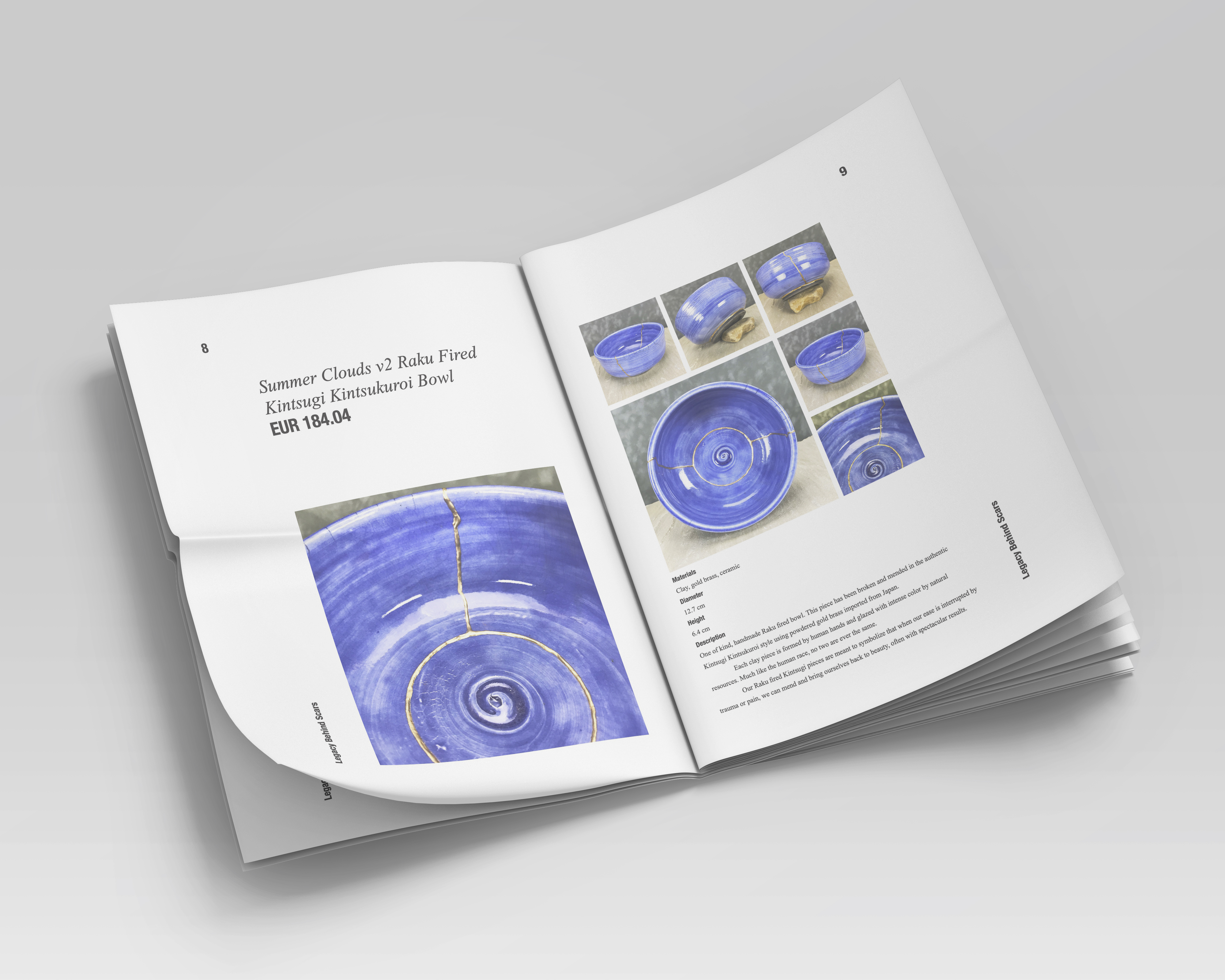 Editorial Design - Kintsugi Catalogue